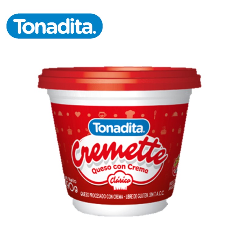 QUESO CREMA TONADITA 290 GR CREMETTE (12XB)