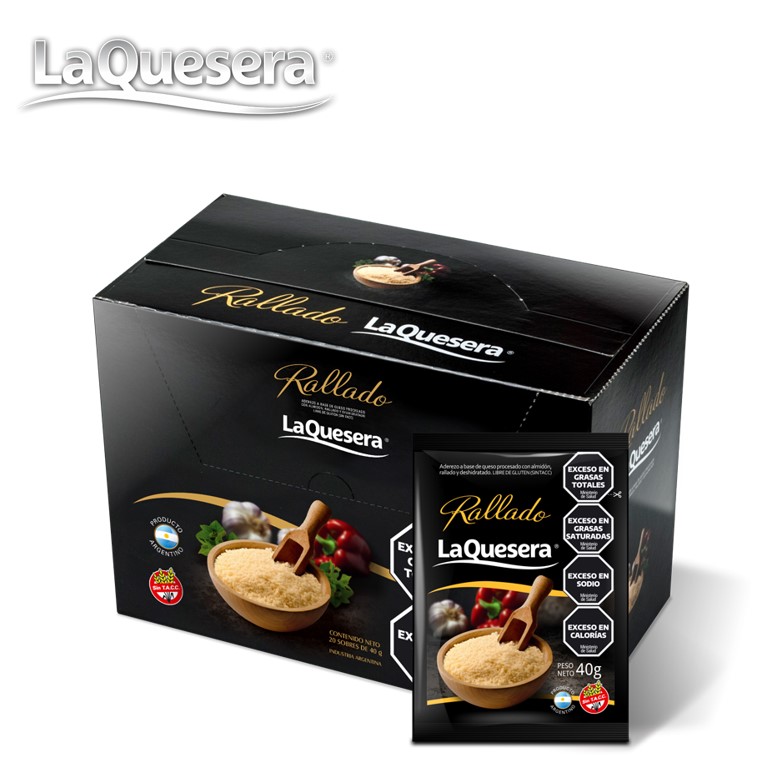 QUESO RALLADO LA QUESERA 20X40 GR (6XB)