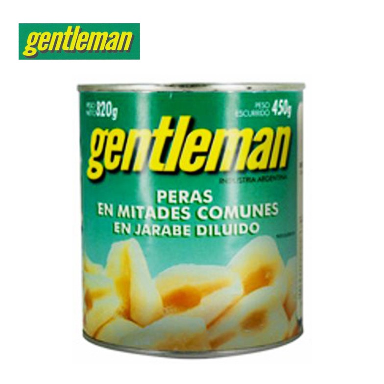 PERAS GENTLEMAN 820 GR MITADES (12XB)