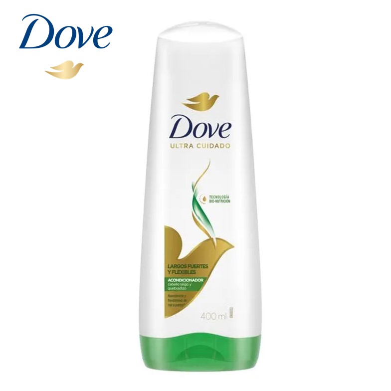 ACOND DOVE 400 ML LARGOS Y FUERTES FLEX (12XB)