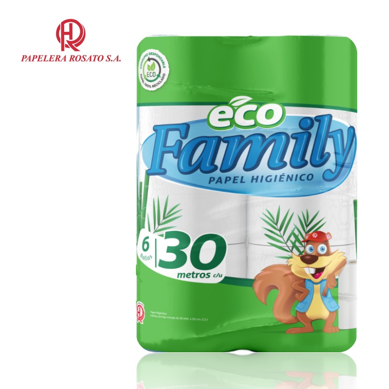 PAPEL HIG ECO FAMILY 6X30 M (12XB)
