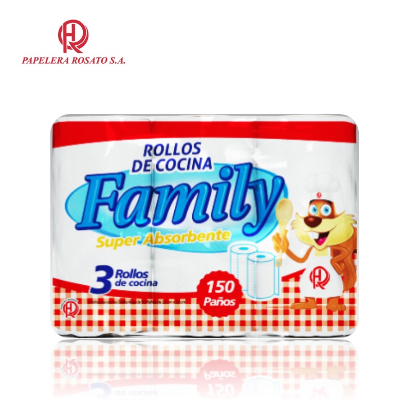 ROLLO COC FAMILY 3 X 150 PAÑOS DH (8XB)