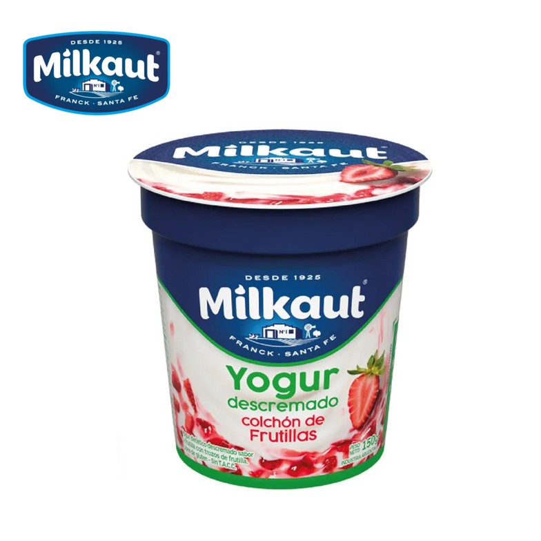 YOGUR MILKAUT 150 GR BCE FRUT C/TRO (20XB)