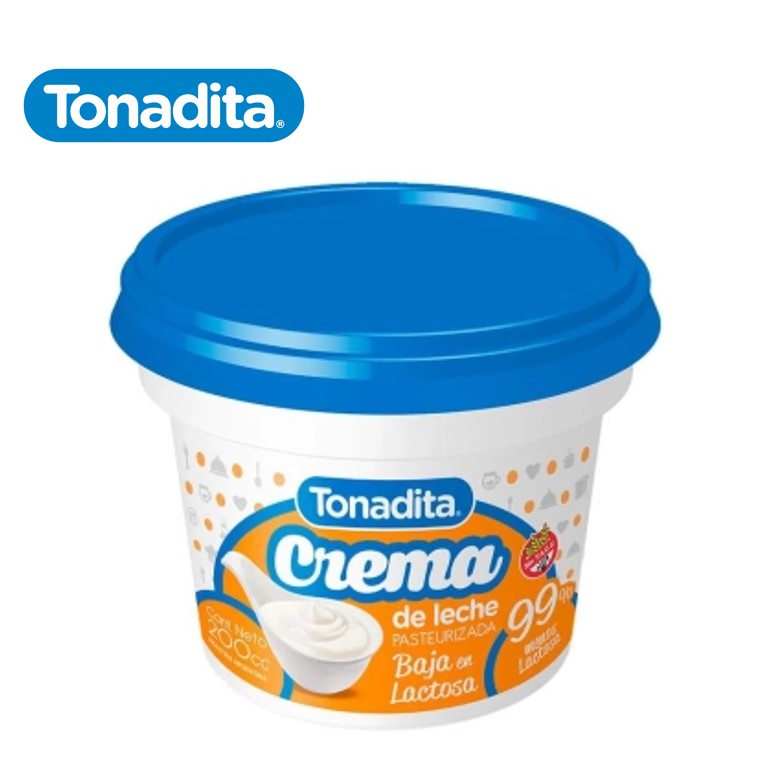 CREMA TONADITA 200CC S/LACTOSA (24XB)