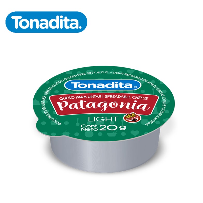 QUESO CREMA PATAGONIA 90X20 GR LIGHT (1XB)