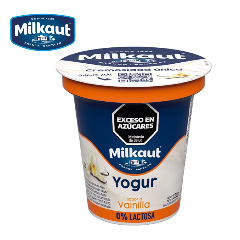 YOGUR MILKAUT 120 GR VAIN 0% LAC (20XB)