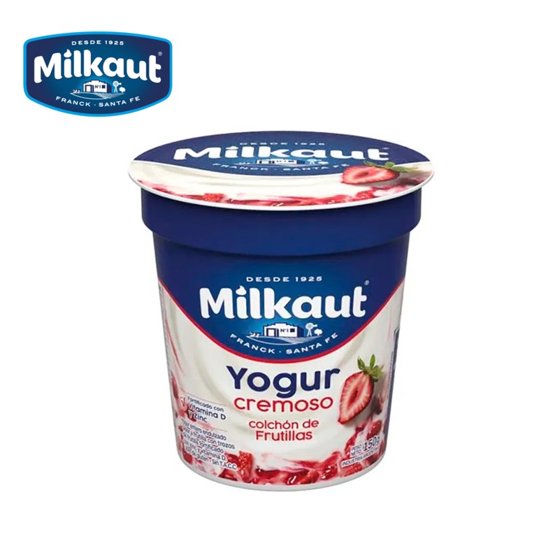 YOGUR MILKAUT 150 GR CREM FRUT C/TRO (20XB)