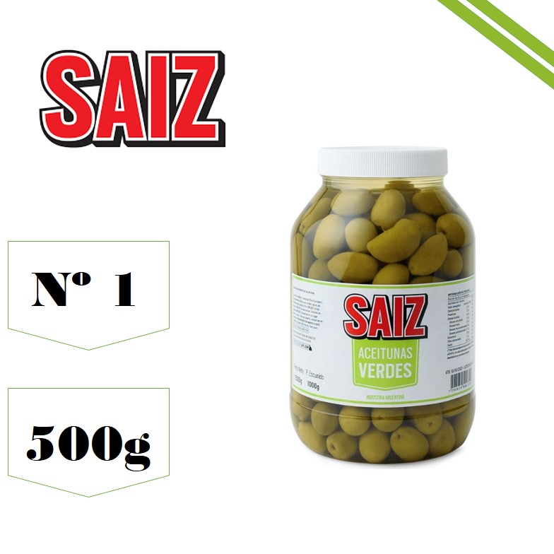 ACEITUNA N° 1 500 GR SAIZ (6XB)