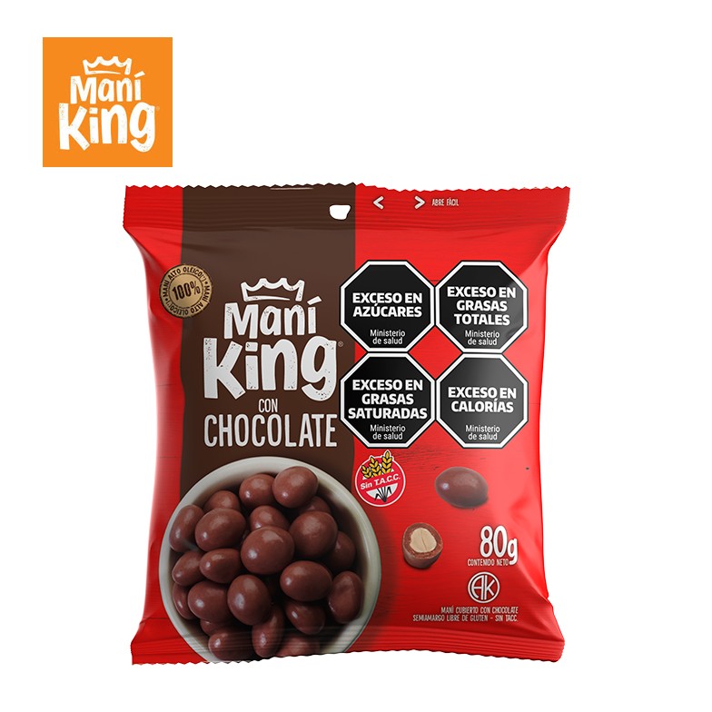 MANI CON CHOCOLATE KING 80 G (180XB)