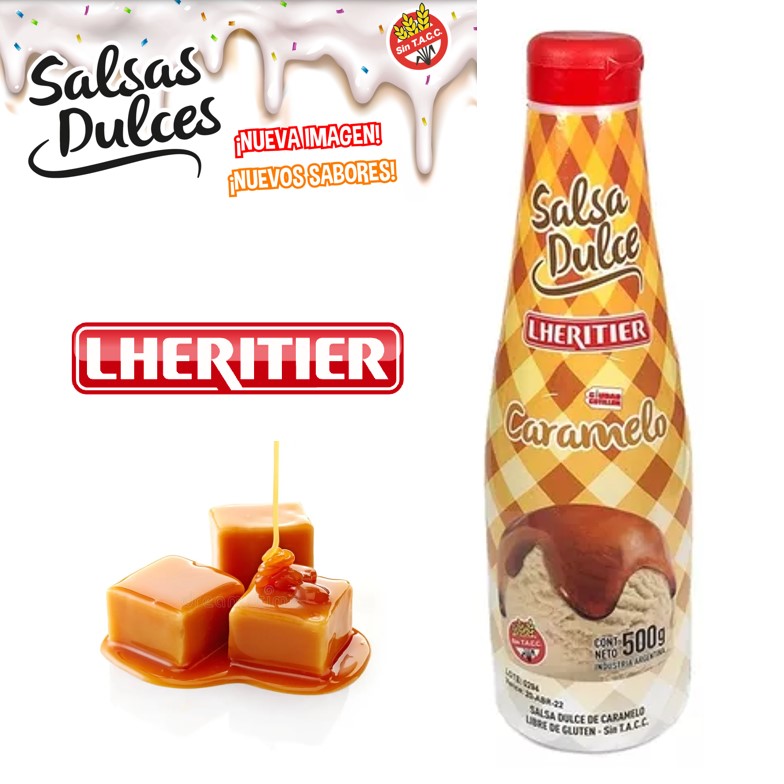 SALSA LHERITIER 500 GR CARAMELO (6XB)