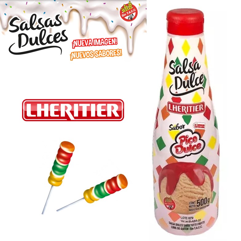 SALSA LHERITIER 500 GR PICO DULCE (6XB)