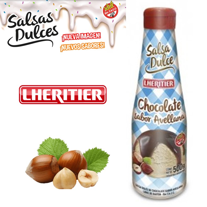 SALSA LHERITIER 500 GR AVELLANA (6XB)