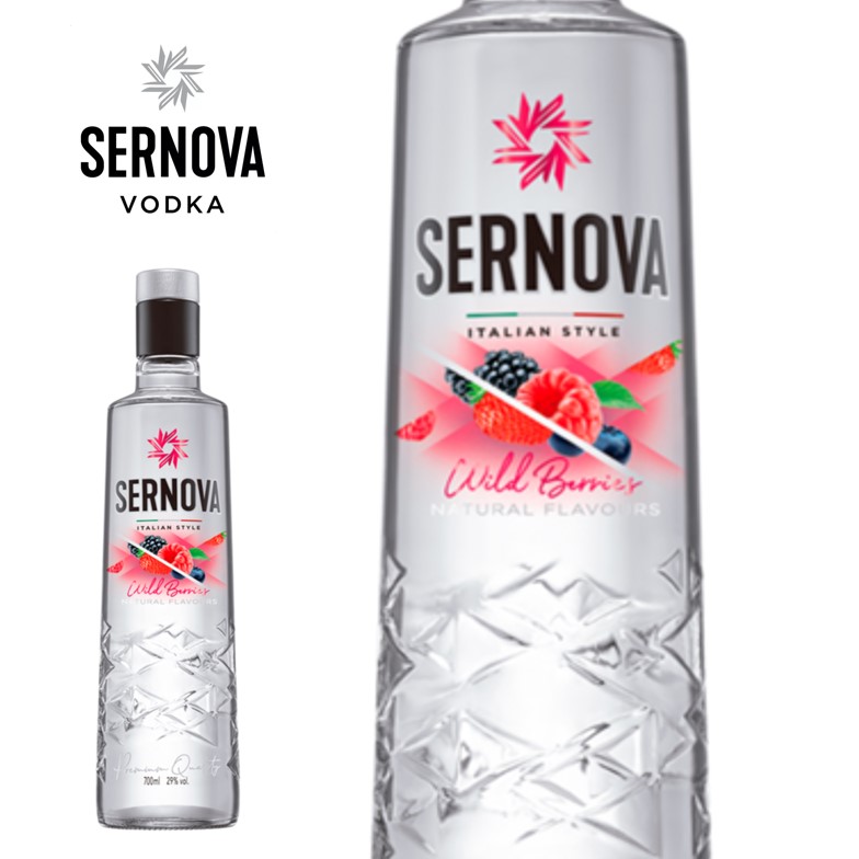 VODKA SERNOVA 700 ML WILD BERRIES (6XB)
