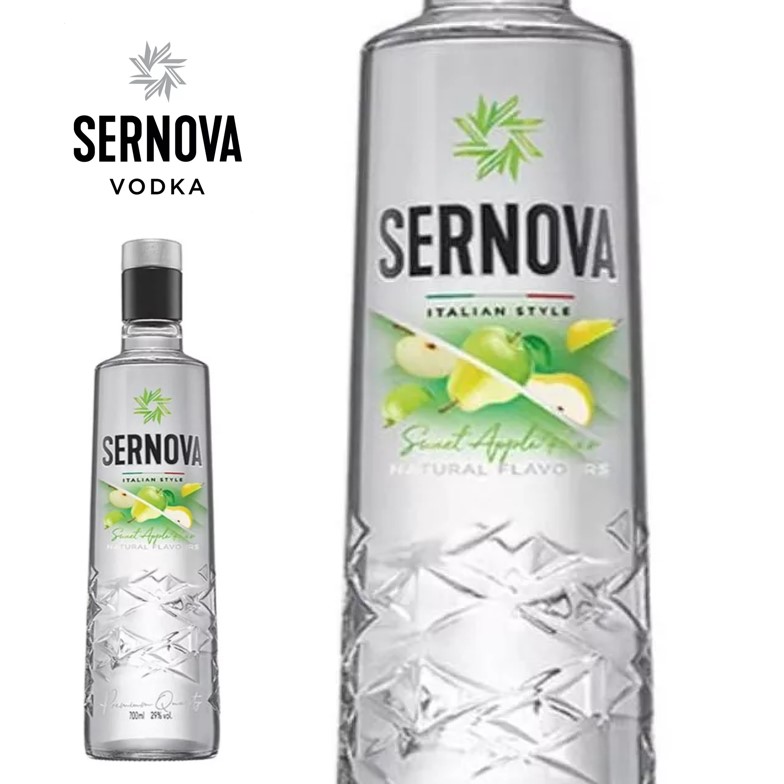 VODKA SERNOVA 700 ML SWEET APPLE PEAR (6XB)