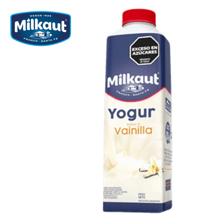 YOGUR MILKAUT 950 GR BOT VAINILLA - imagen 2