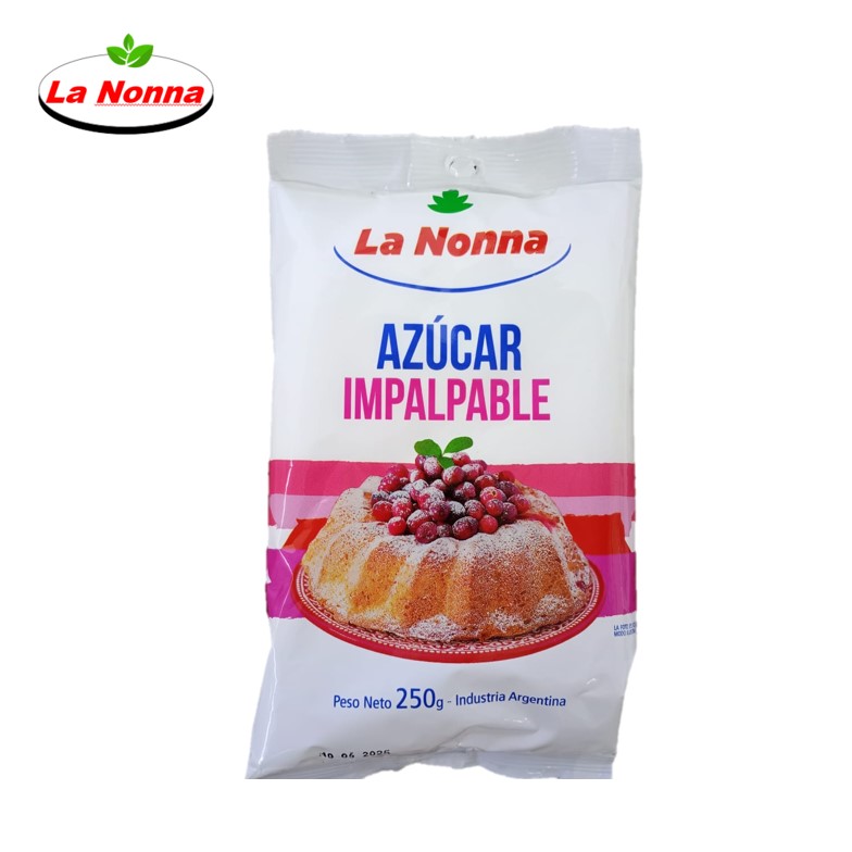 AZUCAR LA NONNA 250 GR IMPALPABLE (10XB)