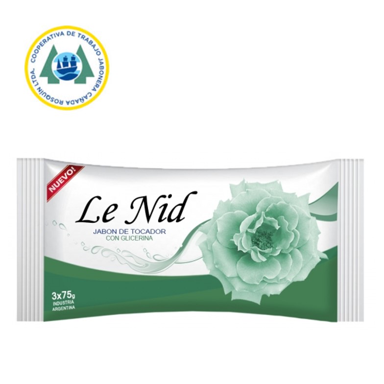 JABON TOC LE NID VERDE 3X75 GR (20XB)