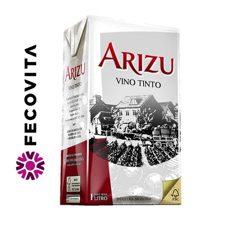VINO ARIZU 1 LT TINTO TETRA (12XB)
