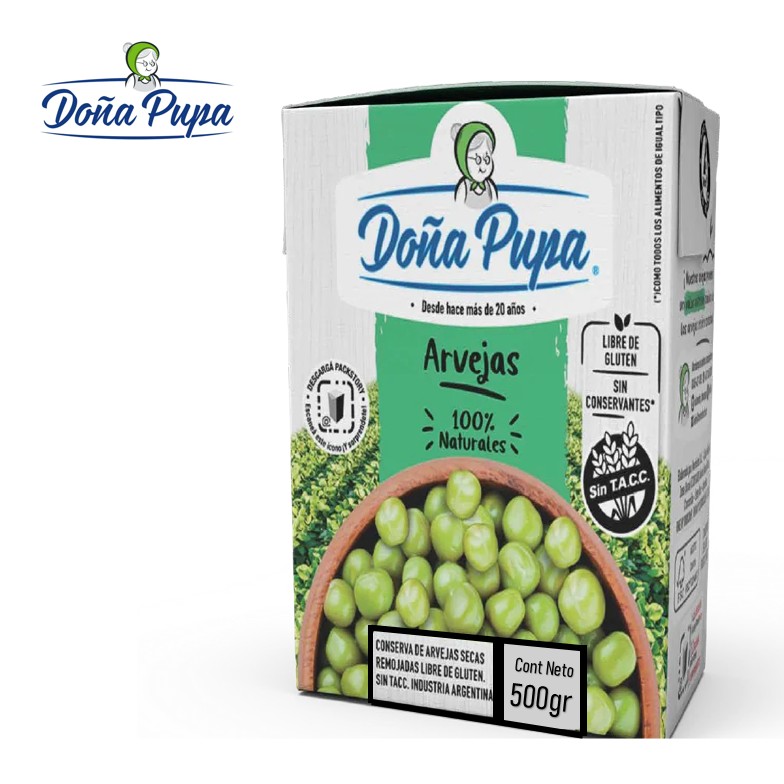 ARVEJA DOÑA PUPA 500 GR(24XB)