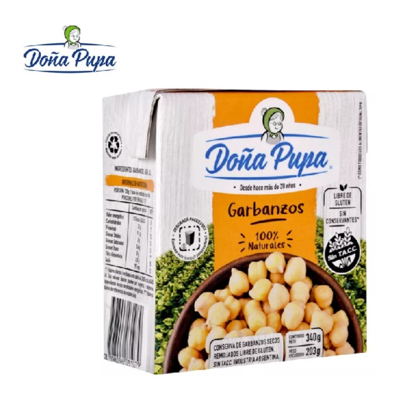 GARBANZO DOÑA PUPA 340 GR (24XB)