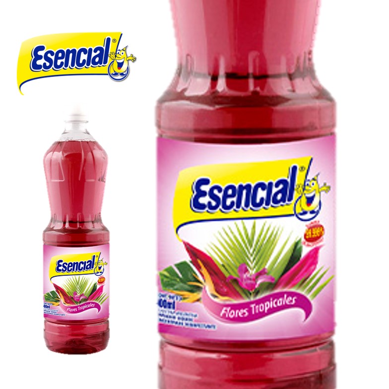 DESINF LIQ ESENCIAL 900 CC FLORES TROP  (15XB)