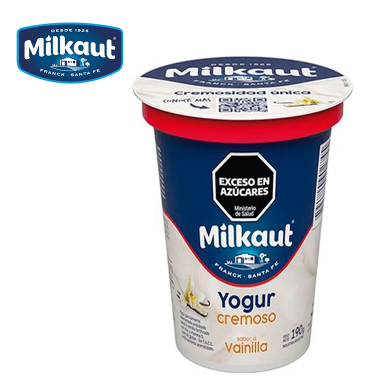 YOGUR MILKAUT 180 GR CREM VAIN  (20 UXB)