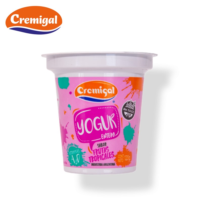 YOGUR CREMIGAL 120 GR FRUT TROP (40XB)