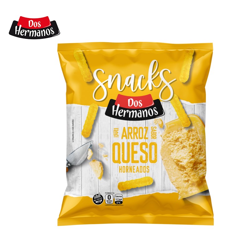 SNACK 2 HNOS PALITOS QUESO (10XB)