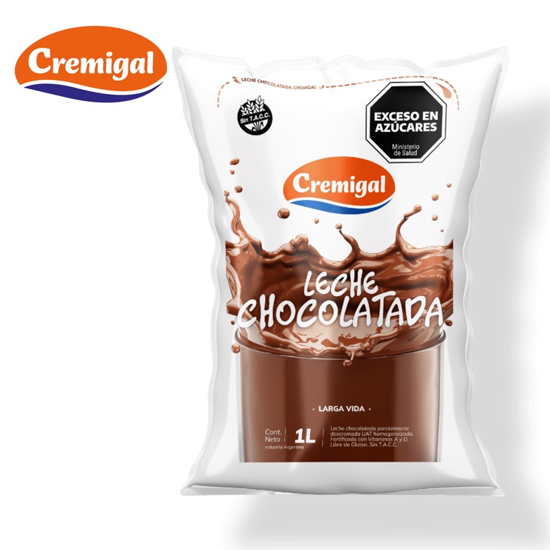 CHOCOLATADA CREMIGAL 1LT SACHET (12XB)