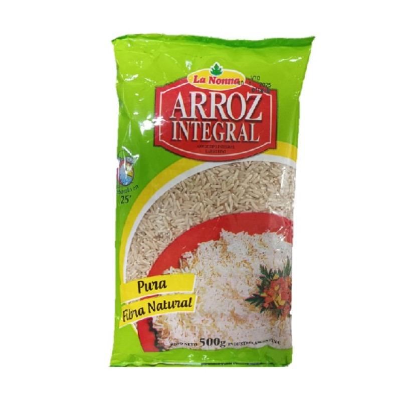 ARROZ LA NONNA INTEGRAL 500 KG (12XB)