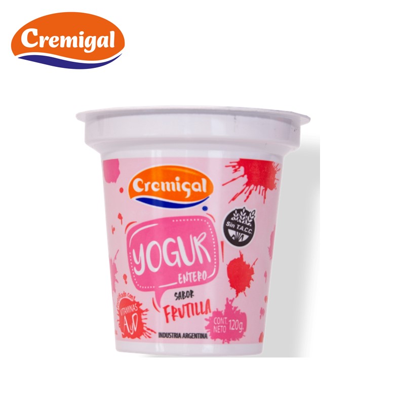 YOGUR CREMIGAL 120 GR FRUTILLA (40XB)
