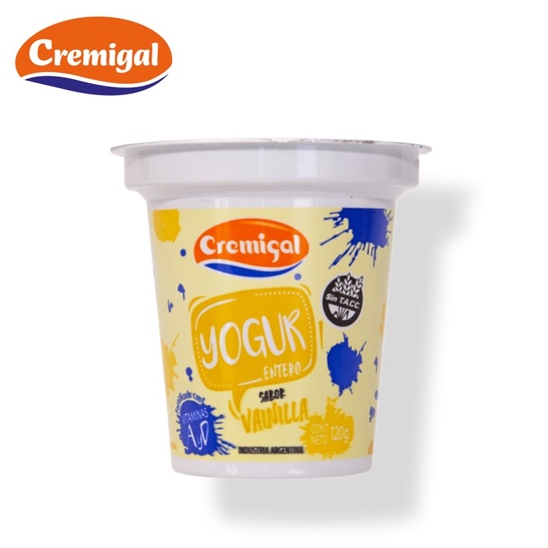 YOGUR CREMIGAL 120 GR VAINILLA (40XB)