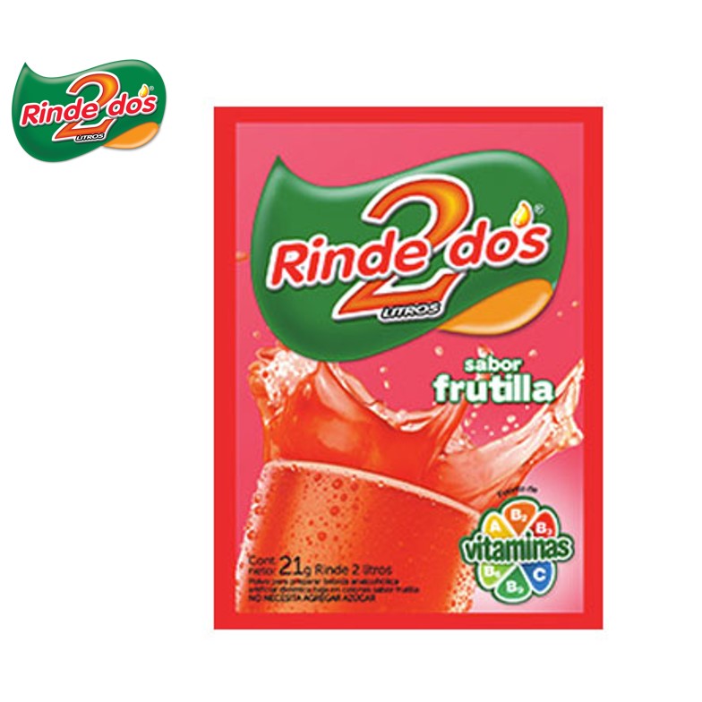 JUGO RINDE2 10 U FRUTILLA (12XB)