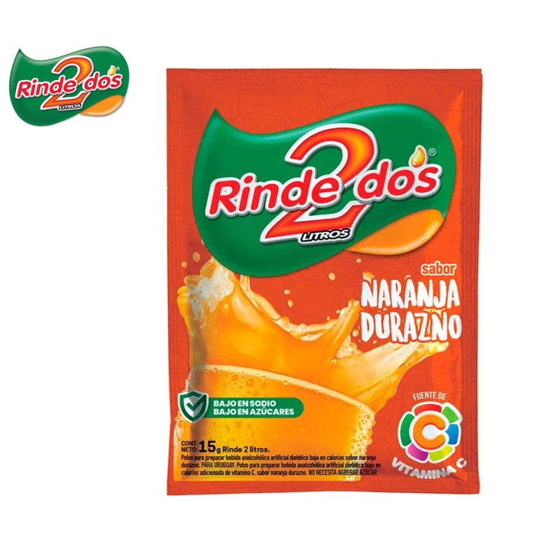 JUGO RINDE2 10 U NARAN/DURAZ (12XB)