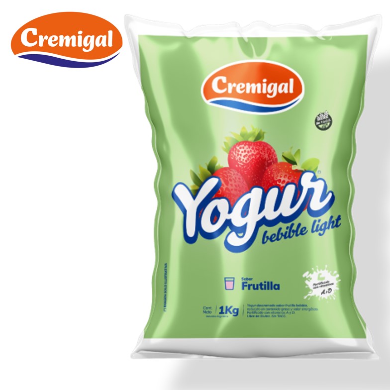 YOGUR CREMIGAL 900 ML DESC FRUT  (15XB)