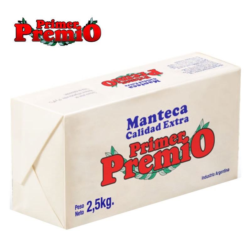 MANTECA PRIMER PREMIO 2.5 KG (8XB)