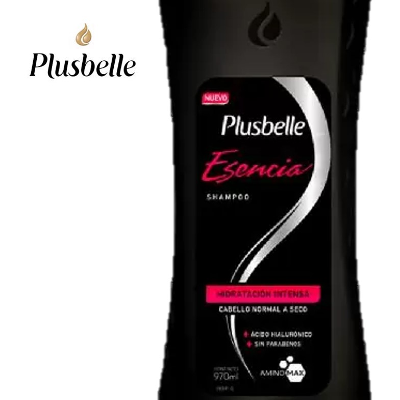 SHAMPOO PLUSBELLE 970 ML ESEN HIDR INT (12XB) - imagen 2