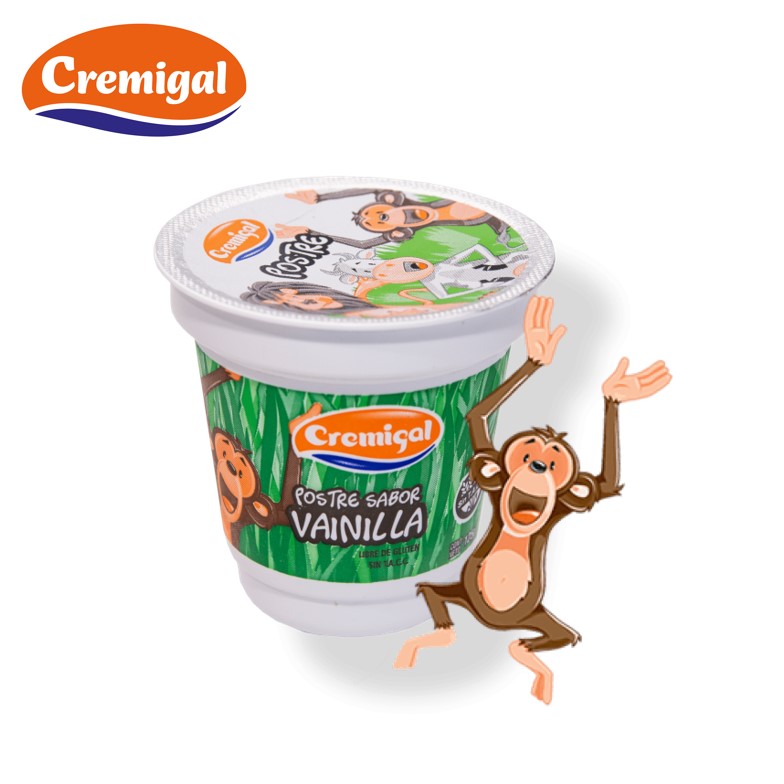 POSTRE CREMIGAL 125 GR DULCE DE LECHE (40XB)