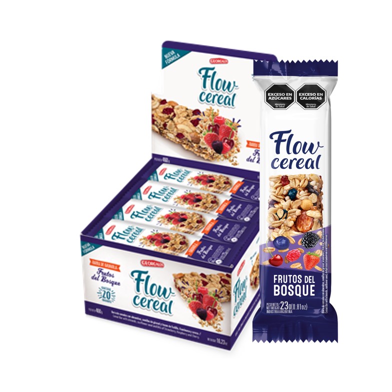 BARRA CEREAL FLOW FRUT BOSQ 23GR 20 U (6XB)