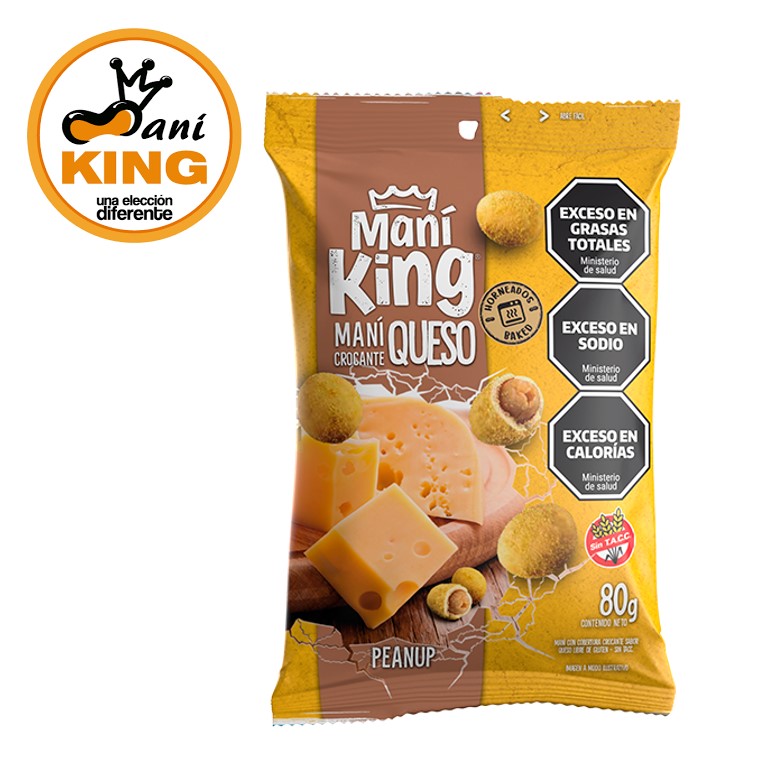 MANI KING 80 GR CROC QUESO (15XB)
