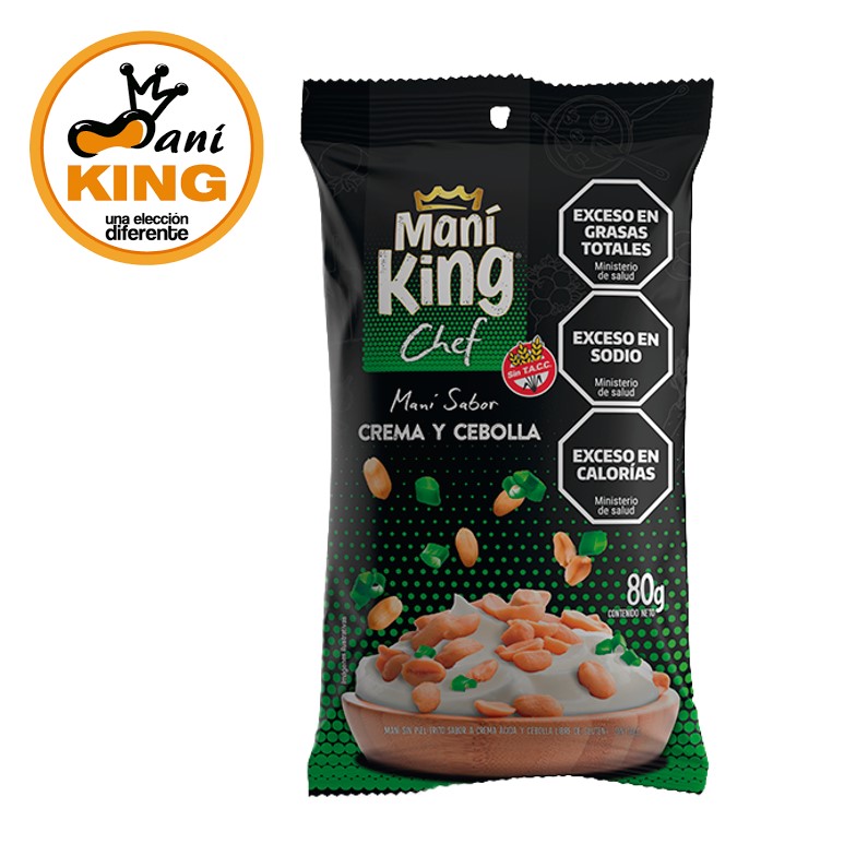 MANI KING 80 GR SAB CRE/CEBOLLA (15XB)