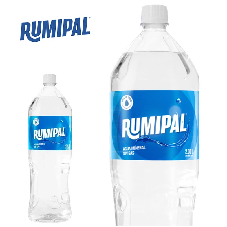 AGUA RUMIPAL 2,00 LT S/GAS 6 U