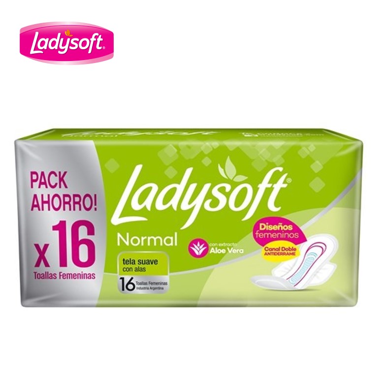 TOALLA FEM LADYSOFT 16 U C/ALAS (54UXB)