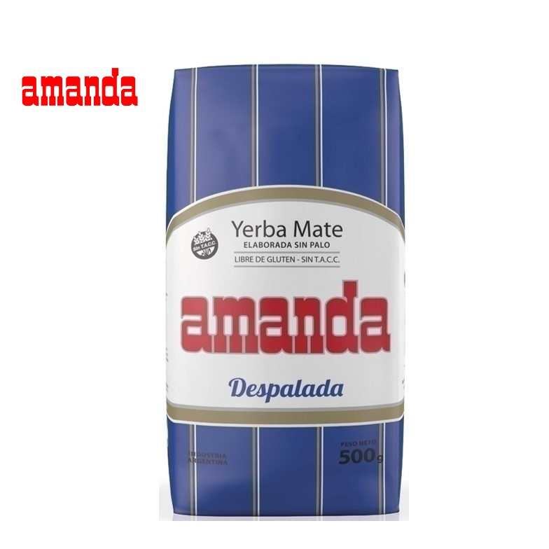 YERBA AMANDA 500 GR DESPALADA (10XB)