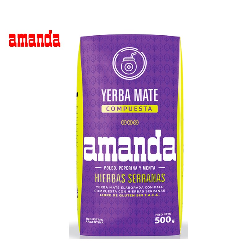 YERBA AMANDA 500 GR HIERBAS SERRANA (10XB)