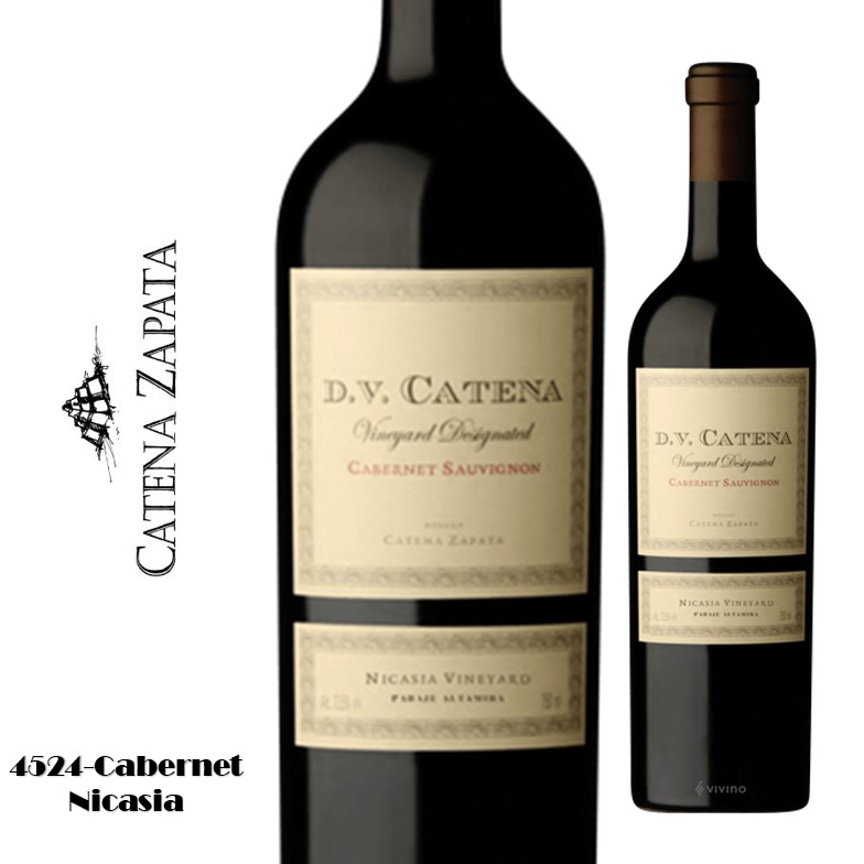 VINO DV CATENA 750 ML CABERNET SUAV NICASIA  (4XB)
