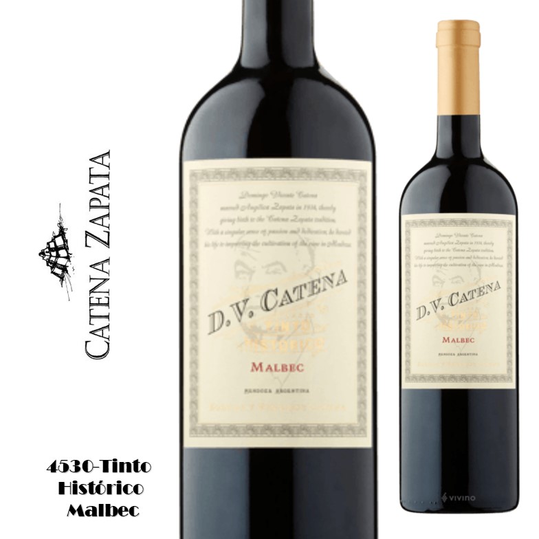 VINO DV CATENA  750 ML TINTO HISTORICO MALBEC (4XB)