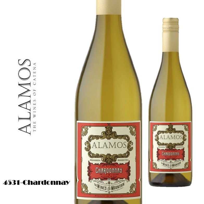 VINO ALAMOS 750 ML CHARDONNAY (6XB)