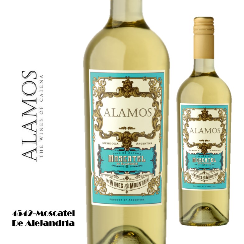 VINO ALAMOS 750 ML MOSCATEL ALEJ (6XB)