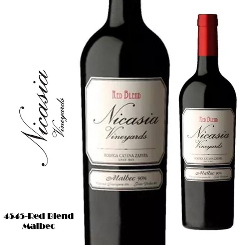VINO NICASIA 750 ML RED BLEND MALBEC (6XB)